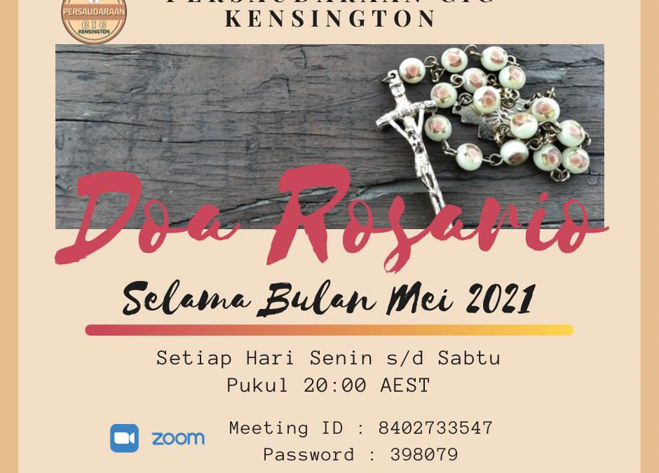 CIC Kensington: Doa Rosario selama bulan Mei 2021