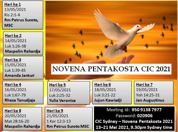 CIC Sydney: Novena Pentakosta 9 Hari