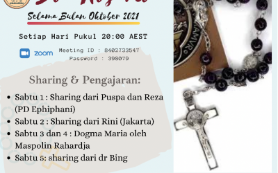 CIC Kensington: Jadwal Doa Rosario Bersama dan Renungan di bulan Oktober