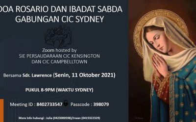 Doa Rosario dan Ibadat Sabda Gabungan CIC Sydney